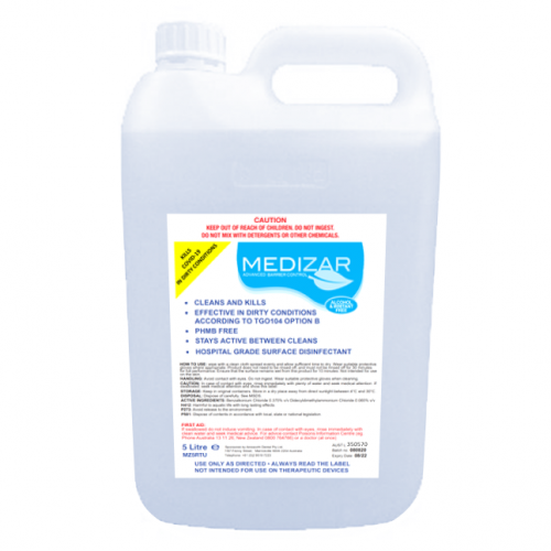 Medizar 5 litre Hospital Grade Surface Disinfectant