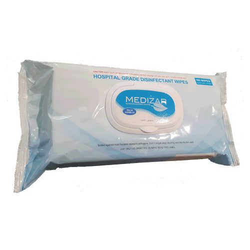 Medizar Hospital Grade Surface Disinfectant Pillow Wipes